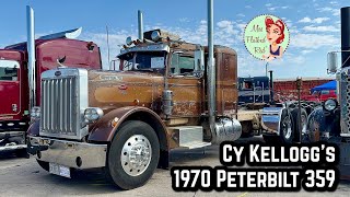 Cy Kellogg’s 1970 359 Peterbilt Semi Truck Tour  still a working rig [upl. by Astor]