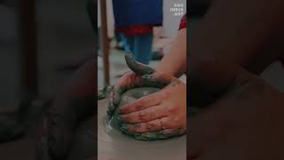 Clay pottery workshop in ChhobioGhor Art Gallery [upl. by Kristin835]