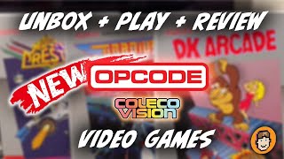 New ColecoVision Games  Unbox  Play  Review  Opcode [upl. by Gordy463]