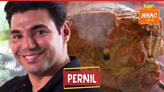 Pernil de porco com mostarda e mel couve crua e couveflor gratinada  Felipe Bronze Perto do Fogo [upl. by Gael986]