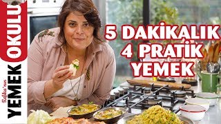 5 Dakikada Hazırlanan 4 Pratik Yemek Tarifi  Nohut ve Fasulyeyle Burritodan Zeytinyağlıya Kadar [upl. by Dorice]