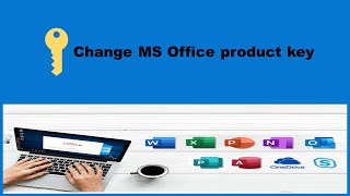 How to change MS office office license key [upl. by Leikeze]