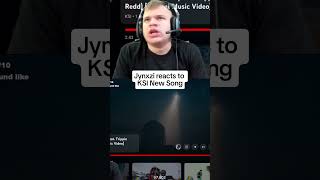 Jynxzi judges KSI new song ksi jynzxi react shortsfeed [upl. by Eirhtug]