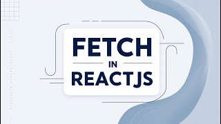 Fetch data using fetch API in ReactJS  ReactJS Essentials  reactjs trending trendingvideo [upl. by Leone]