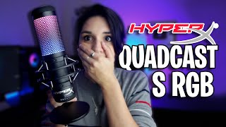 HYPERX QUADCAST S RGB 🔥  Unboxing y review completa [upl. by Ophelie926]