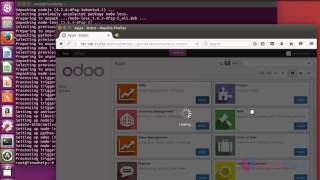 How to Setup Odoo OpenERP 9 using Nginx in Linux [upl. by Moule727]