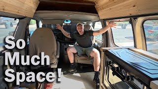 How To Install a Camper Van SWIVEL SEAT  Ford Econoline Conversion vanlife [upl. by Niela]