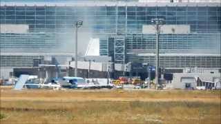 Frankfurt Airport Fire  20 July 2013 FullHD [upl. by Halie]