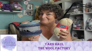 Yarn Haul  The Wool Factory yarnhaul crochet knitting doingalinda [upl. by Cirdahc]