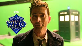 David Tennant Films the Regeneration  The Power of the Doctor  Doctor Who [upl. by Dew]