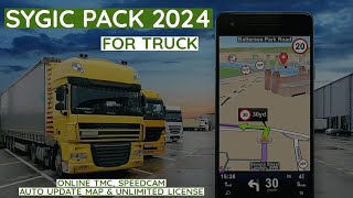 Sygic Premium for Truck and Car  America Europe England Africa Online TMCWarning and speedcam [upl. by Kessia]