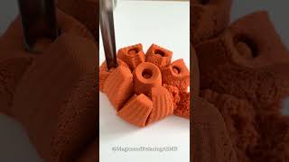 Very Satisfying and Relaxing Kinetic Sand ASMR  23 Crunchy Sand shorts kineticsand [upl. by Odinevneib]