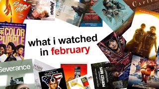 what i watched in february [upl. by Seldan776]