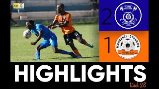 MATCH HIGHLIGHTS Kabwe Warriors 2 1 Kansanshi Dynamos FC MTN Super League Week 28 2023 24 [upl. by Ahsinoj]