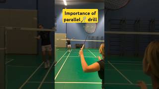 Do you know why international Badminton players practice parallel drills every day [upl. by Anadal356]