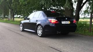 BMW E60 550i SMG Launch Control [upl. by Noram]