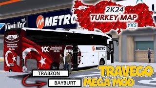 ETS 2  TRABZON  BAYBURT SEFERİ  TÜRKİYE HARİTASI 151 VERSİYON  PART 5 ets2 ets2mod [upl. by Russo]