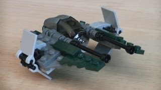 Lego Star Wars 30244 Anakins Jedi Interceptor Review [upl. by Eanahc]