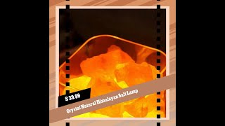 Crystal Natural Himalayan Salt Lamp [upl. by Scott470]