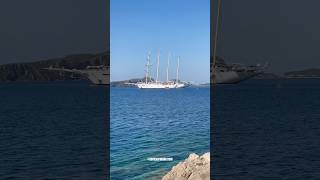 Sailboat Sphacteria View Navarino Bay Molos Marina Pylos Messinia Peloponnese Greece Shorts [upl. by Pratte]