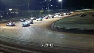 Boyds Speedway  32913  Outcar Footage from turn 1 [upl. by Aires375]