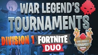 WAR LEGENDS TOURNAMENTS 14  Duo Division 1  Round 4 💥 FORTNITE SAISON 4 PC FR [upl. by Aisined]