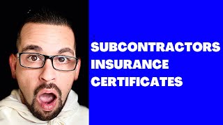 How To Manage Subcontractors Insurance Certificates Fast [upl. by Sigismund]