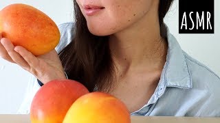 ASMR Eating Sounds Mangoes  Lip Smacking No Talking [upl. by Nnayrb]