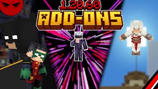 MCPE Addons for 12060 Jujutsu Kaisen Addon The Batman Addon Assassins Creed Addon [upl. by Eehsar451]