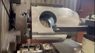 Machining of PIC WC02 Babbitt or White Metal coated Cross Head [upl. by Edivad]