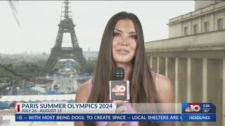 Live from Paris NBC 10 News Today Olympics interview [upl. by Bronwen]