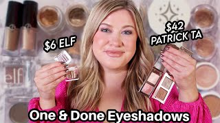 THE BEST ONE amp DONE EYESHADOWS New Patrick Ta Duos  ELF Fine as Fleck Shadows [upl. by Theodoric268]