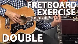 DOUBLE Your Fretboard Knowledge With This ONE Exercise [upl. by Ellenuahs]