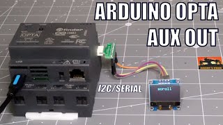 Arduino Opta Serial and I2C AUX Breakout Adapter [upl. by Allerym631]