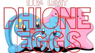 How to Get Phione Eggs Through Manaphy Event 2016 Pokémon X Y Omega Ruby and Alpha Sapphire [upl. by Ylaek]