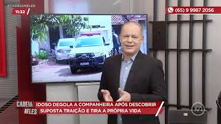 Idoso degola a companheira após descobrir suposta traição e tira a própria vida [upl. by Arahsak4]