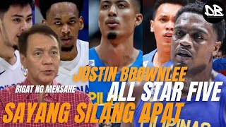 BREAKING NEWS JUSTIN BROWNLEE  SAYANG YUNG APAT [upl. by Arremat]