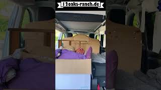 Das Miniwohnmobil taugt auch als Transporter  wir ziehen um vanlife automobile umzug [upl. by Awuhsoj]