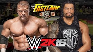 Triple H vs Roman Reigns WWE Championship Match [upl. by Alberto]