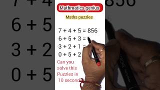 Mathematics genius  logical reasoning maths puzzles maths shorts ytshorts tranding music [upl. by Alyosha351]