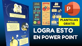 📢 Cómo hacer infografías en PowerPoint  LA GUÍA COMPLETA 2021 [upl. by Jemmy]