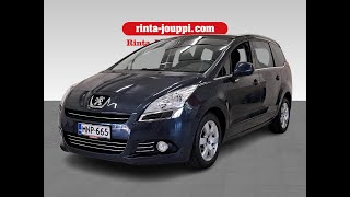 Peugeot 5008 Allure eHDI 112 FAP 2Tronic 7pAdaptiivinen vakionopeud [upl. by Nickolas]