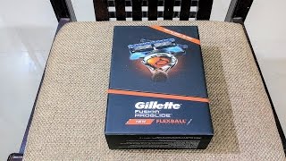 Gillette Flexball Pro Glide Gift Pack  Unboxing PackagingLooksCool [upl. by Hellene50]