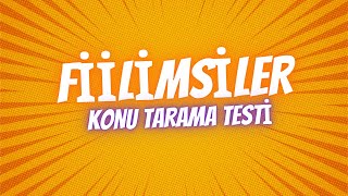 8 Sınıf Fiilimsiler Konu Tarama Testi [upl. by Anilesor]