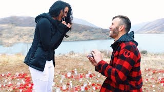 THE MOST EPIC PROPOSAL EVER WORLDS LONGEST ZIPLINE [upl. by Elleon2]