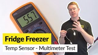 Fridge Temperature Sensor Replacement amp QUICK Multimeter Testing [upl. by Leynwad]