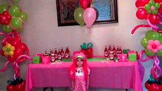 Strawberry Shortcake Themed Birthday Party [upl. by Neille478]