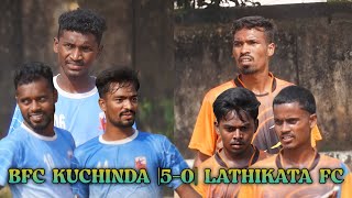 Quarter Final Football MatchBFC Kuchinda VS Lathikata FCBarkote Football TurnamentAgnes Bara [upl. by Lenox]