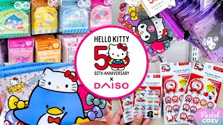 Daiso Hello Kitty 50th Anniversary Merchandise Mini Haul and Review  Sanrio Sumikko and Gashapon [upl. by Furiya213]