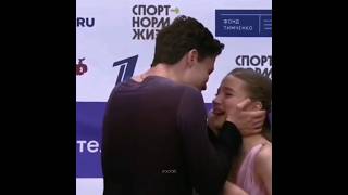 Valeriy and Vasilisa😍⛸️ full edit on channel iceskating figureskating viral viralshorts [upl. by Bevin]